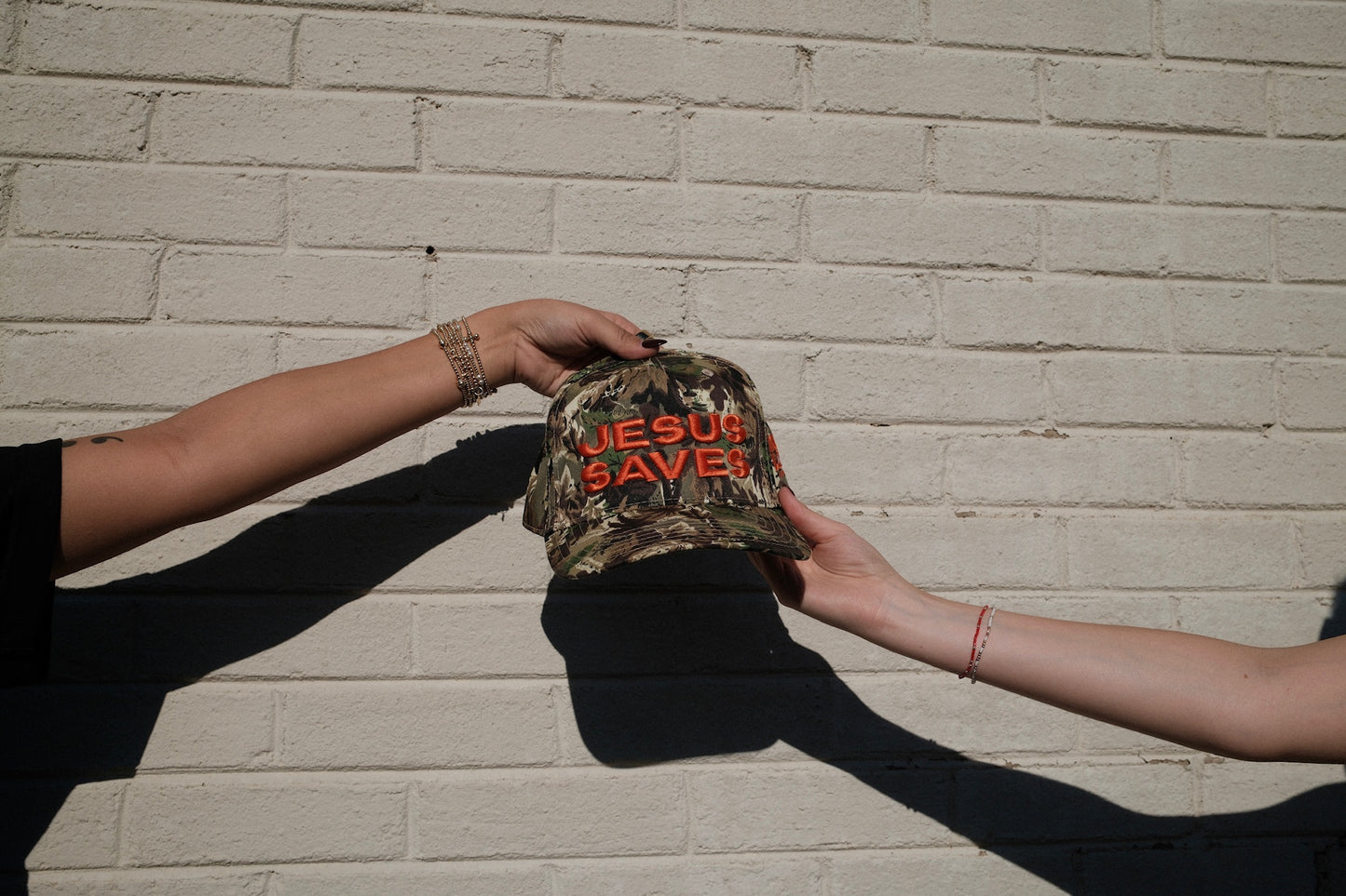 Jesus Saves Camo Hat